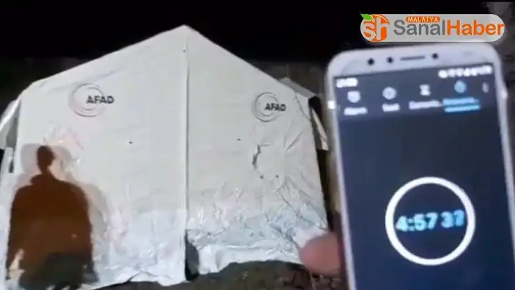 Komandolar eksi 10 derece 5 dakikanın altında çadır kuruyor