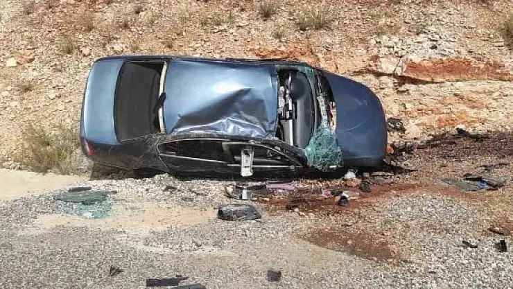 'Kontrolden çıkan otomobil takla attı: 1 yaralı'