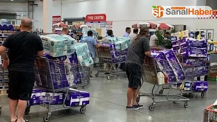 Korona korkusu tuvalet kağıdı raflarını boşalttırdı