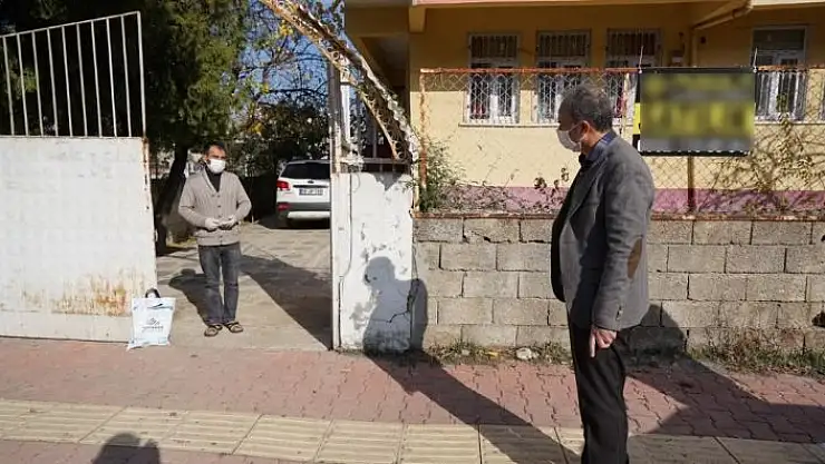 'Korona virüse yakalanan personelle gıda paketi'