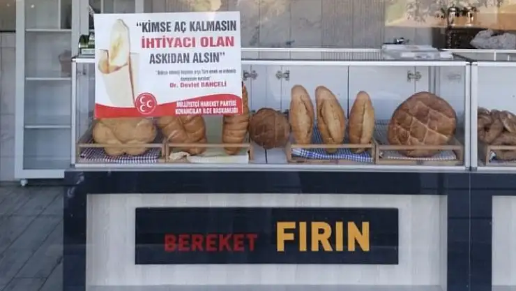 'Kovancılar´dan askıda ekmek kampanyasına destek'