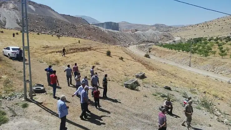 'Köylerine yakın taş ocağına isyan eden vatandaşlar eylem yaptı'