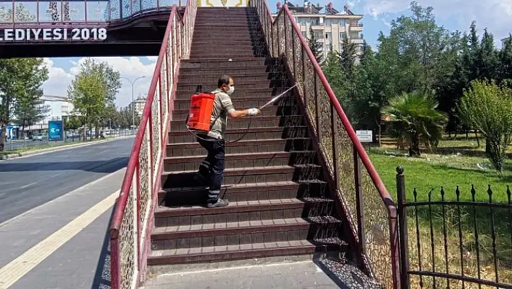 'Kurban Bayramı öncesi dezenfeksiyon çalışması'