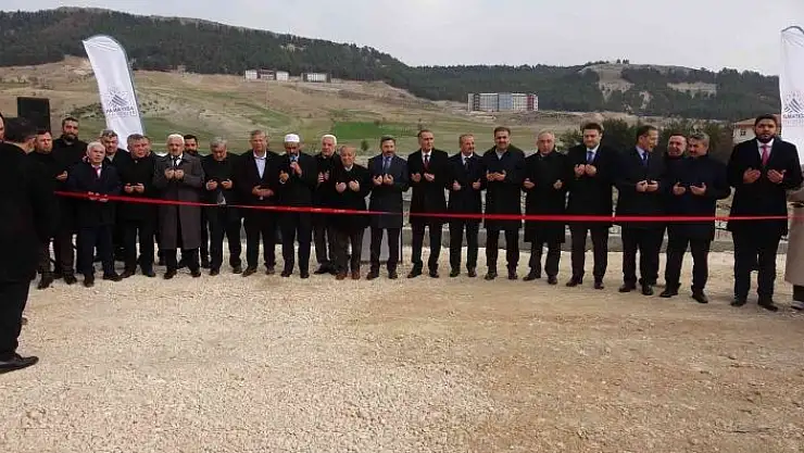 'Kuşaklama kanalı dualarla açıldı'