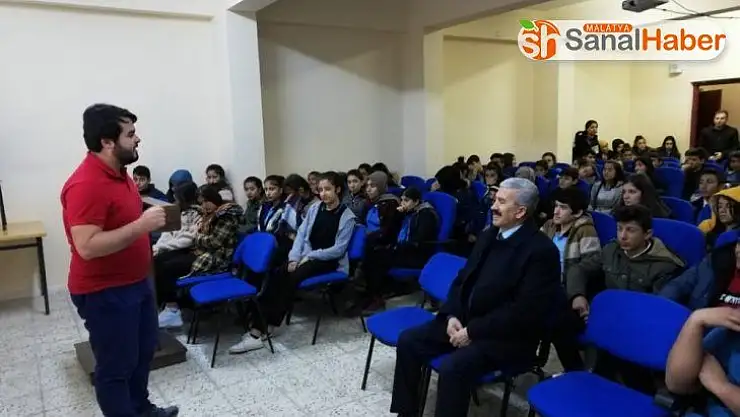 Lise öğrencilerine korona virüsü anlatıldı