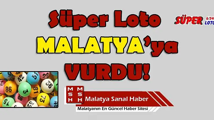 1 MİLYON 351 BİN 332 LİRA 30 KURUŞ´LUK BÜYÜK İKRAMİYE MALATYA´YA ÇIKTI 