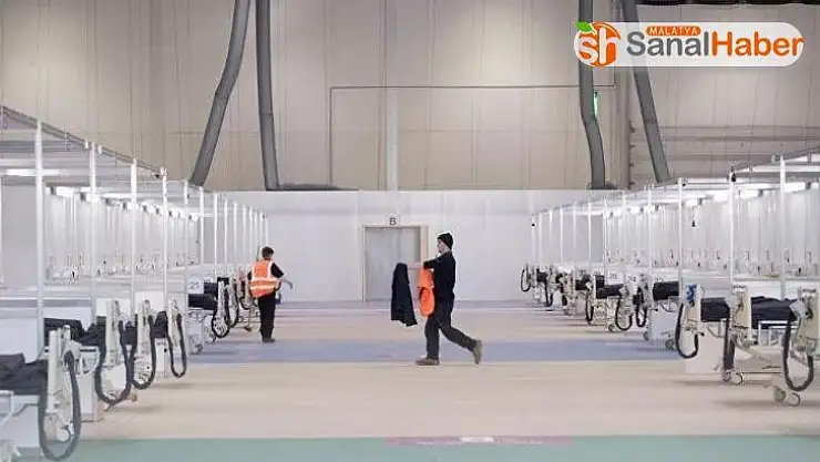 Londra'daki fuar merkezi hastaneye dönüştürüldü