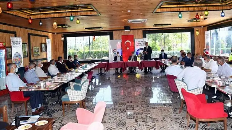 'Mahalle muhtarları ile ''huzur ve güvenlik'' toplantısı yapıldı'