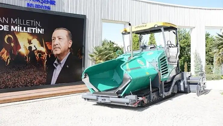 'Malatya Büyükşehir araç parkına finişer takviyesi'