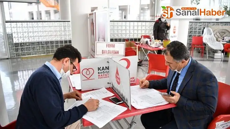 Malatya Büyükşehir Belediyesinden kan kampanyasına destek