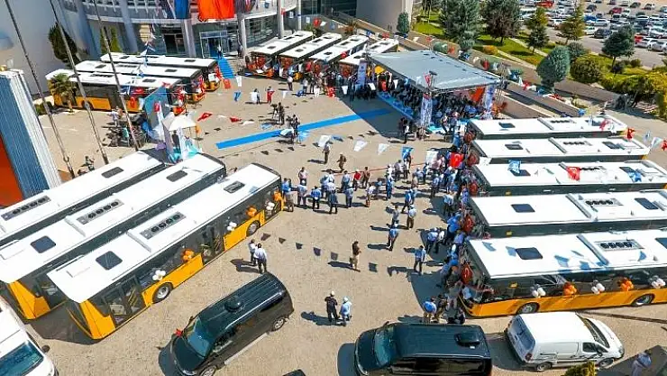 'Malatya Büyükşehir toplu taşıma araç filosunu 15 yeni otobüsle güçlendirdi'