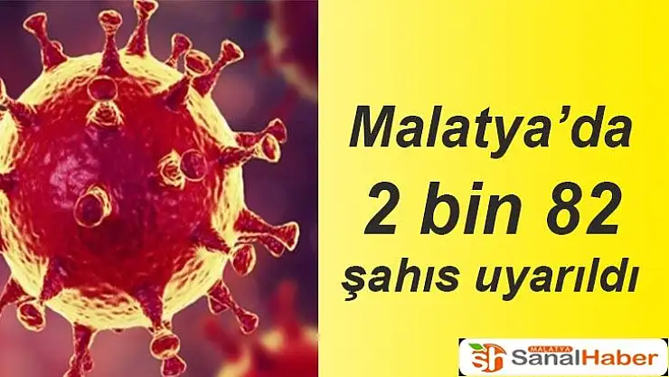Malatya´da 2 bin 82 şahıs uyarıldı