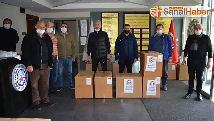 Malatya'da amatör takımlara maske