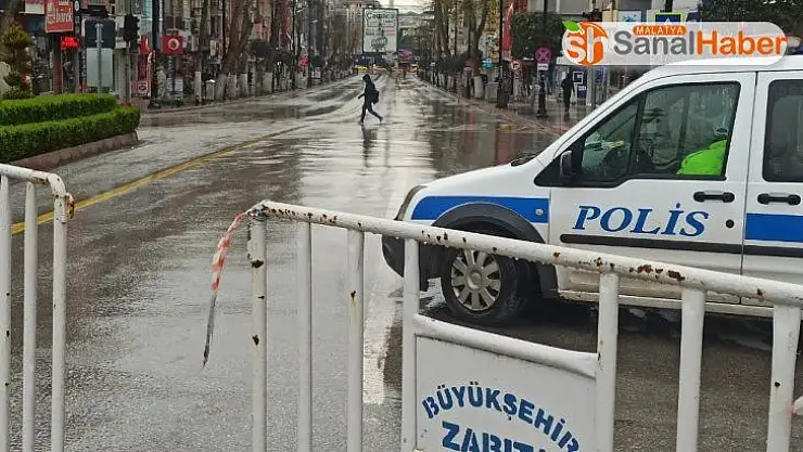 Malatya'da ana caddeler trafiğe kapatıldı