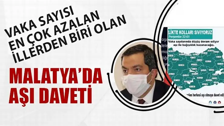 Malatya´da aşı daveti
