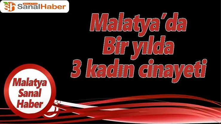 Malatya´da bir yılda 3 kadın cinayeti işlendi
