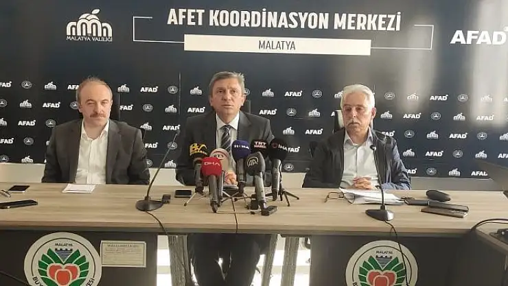 'Malatya´da deprem sonrası yapılan çalışmalar hakkında bilgi verildi'