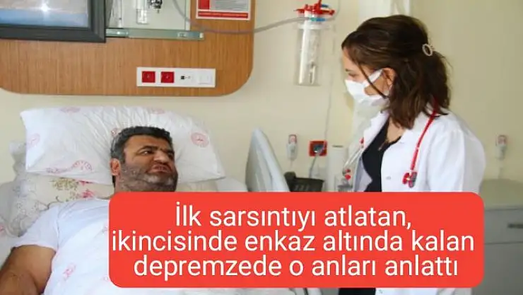 Malatya'da Enkaz altından 32 saat sonra yeğeninin mesajı sayesinde kurtuldu