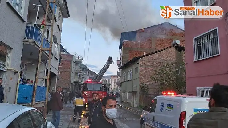 Malatya'da ev yangını: 1 kişi dumandan etkilendi
