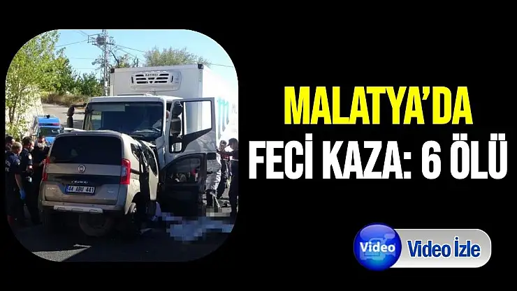 Malatya´da feci kaza