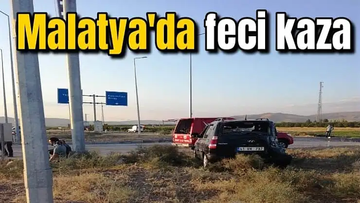 Malatya´da Feci kaza 6 yaralı