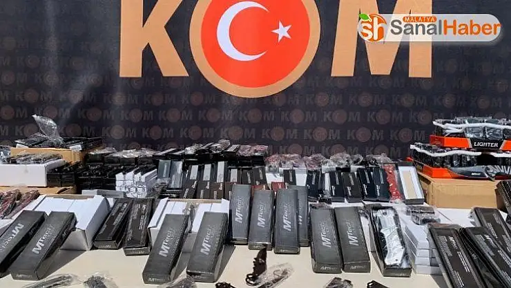 Malatya'da kaçakçılık operasyonu