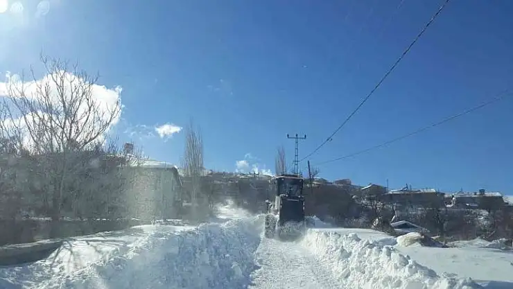 'Malatya´da kar mesaisi devam ediyor'