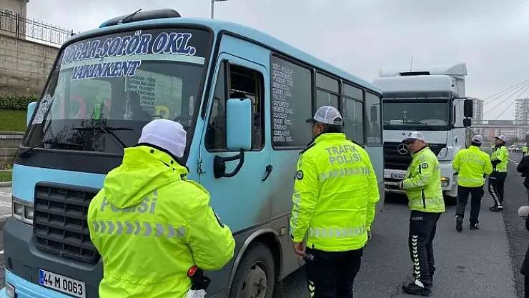 'Malatya´da kış lastiği denetimleri başladı'
