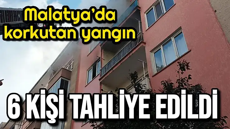 Malatya'da korkutan yangın 