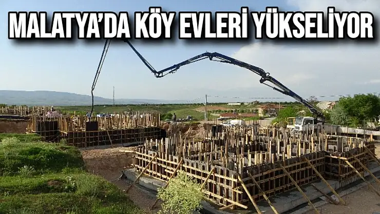 Malatya´da köy evleri yükseliyor
