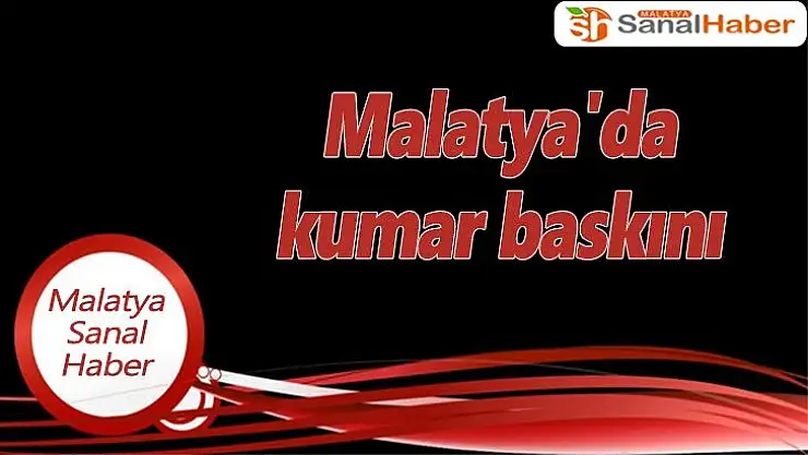 Malatya´da kumar baskını