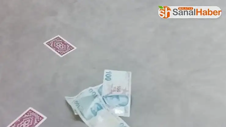 Malatya'da kumar oynatan iş yerine baskın