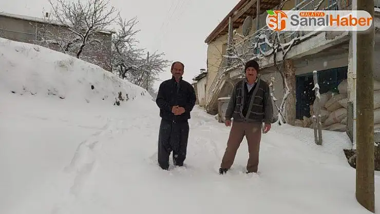 Malatya'da Mart ayında yoğun kar yağışı