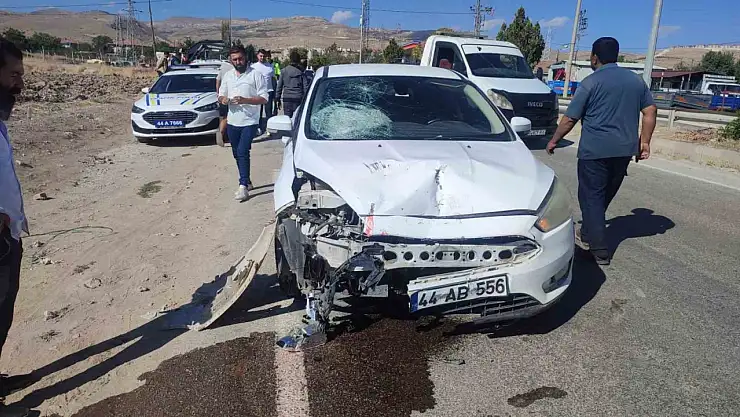 Malatya'da otomobil ile motosiklet çarpıştı: 1 ölü