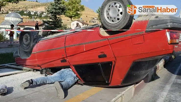 Malatya Çevre yolunda kaza 1 yaralı
