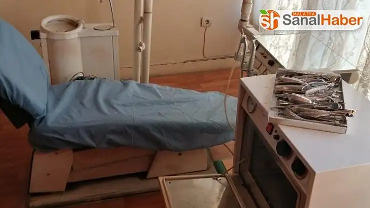 Malatya'da ruhsatsız 5 diş yeri kapatıldı