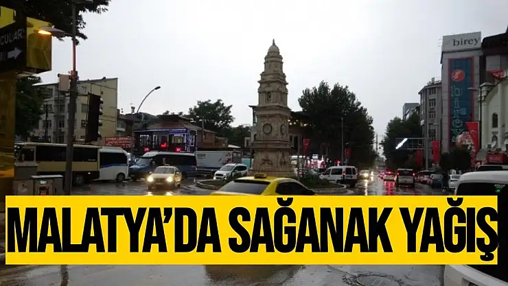 Malatya´da sağanak yağış