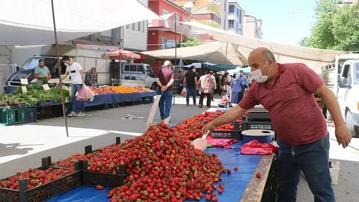 'Malatya´da semt pazarı kuruldu'