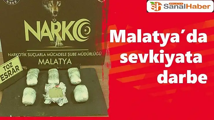 Malatya´da sevkiyata darbe
