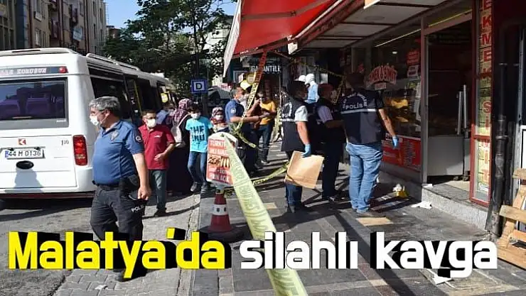 Malatya´da silahlı kavga 1 yaralı