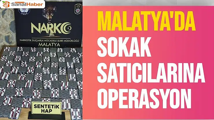 Malatya'da Sokak satıcılarına operasyon