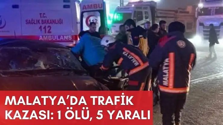 Malatya´da trafik kazası