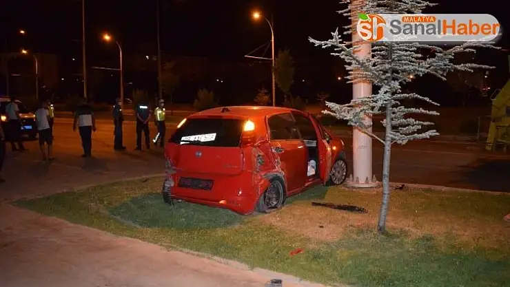Malatya'da trafik kazası: 2 yaralı