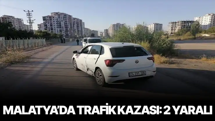 Malatya´da trafik kazası: 2 yaralı