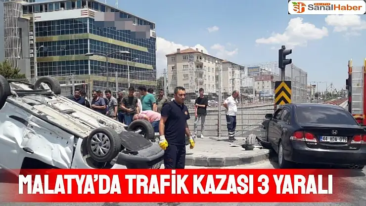 Malatya´da trafik kazası 3 yaralı