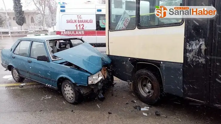 Malatya'da trafik kazası: 3 yaralı