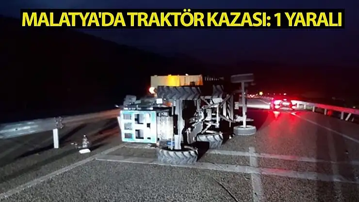 Malatya´da traktör kazası