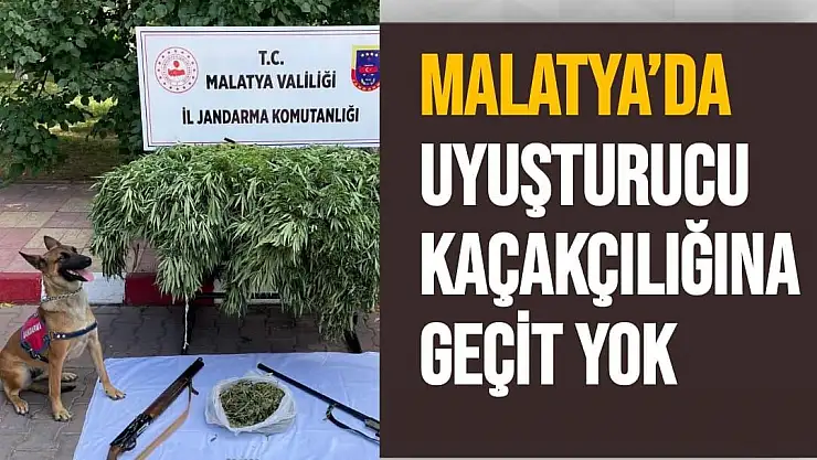 Malatya´da uyuşturucu kaçakçılığına geçit yok