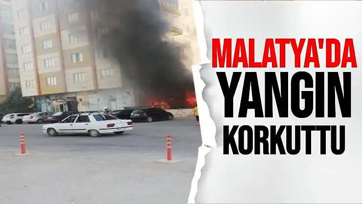 Malatya'da Yangın korkuttu
