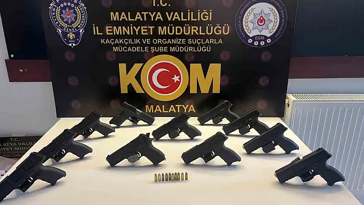 Malatya'da yasa dışı silah ticareti operasyonu: 3 tutuklama
